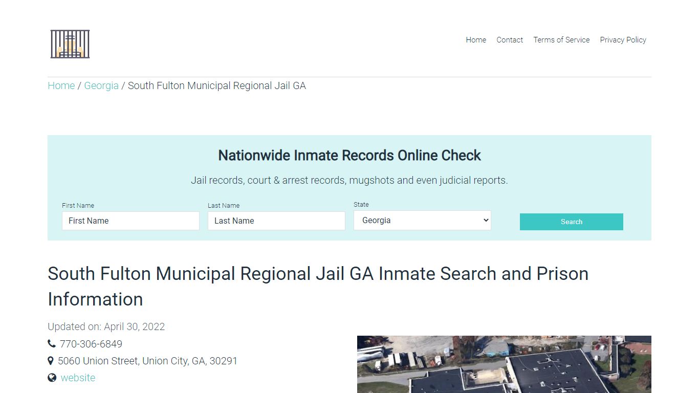South Fulton Municipal Regional Jail GA Inmate Search ...
